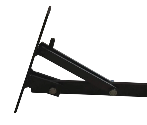 Étendoir à linge mural pliable à support unique en fer forgé à la main